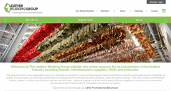 Desktop Screenshot of leatherworkinggroup.com